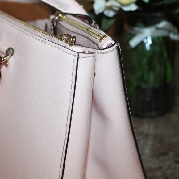 Kate Spade New York large pink leather tote with compartements EUC - Picture 13 of 16
